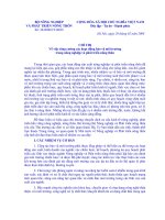 NHỮNG VẤN ĐỀ CỦA NÔNG NGHIỆP NÔNG THÔN