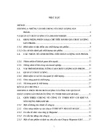 một số biện pháp nâng cao chất lượng sản phẩm của công ty tnhh megastar e&c