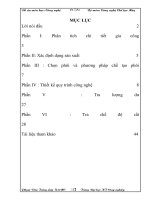 Thiết kế qui trình công nghệ chế tạo chi tiết trục giữa xe đạp  