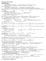 Chuyên đề bài tập oxi hóa khử hay và khó