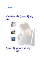 CƠ bản về QUẢN lý dự án