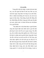 ĐỀ ÁN TÌNH HÌNH TỶ GIÁ HỐI ĐOÁI KINH TẾ VIỆT NAM