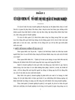 CHUYÊN ĐỀ MỘT SỐ Ý KIẾN NGHỊ NHẰM CỦNG CỐ VÀ HOÀN THIỆN BỘ MÁY QUẢN LÝ Ở CÔNG TY CỔ PHẦN DỆT 10 10