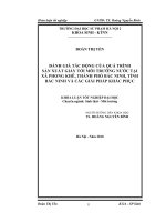 Đánh giá tác động của quá trình sản xuất giấy tới môi trường nước tại xã Phong Khê, thành phố Bắc Ninh, tỉnh Bắc Ninh và các giải pháp khắc phục