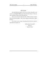 Nhịp điệu phát triển dân số một số xã thuộc huyện Lục Nam tỉnh Bắc Giang và những ảnh hưởng của nó đến sự phát triển kinh tế xã hội