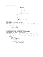 Đề thi động lực công trình