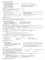 bài tập lý thuyết hoá vô cơ