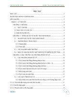 Tính toán thiết kế hệ thống xử lý nước thải cho khu đô thi  khu dân cư