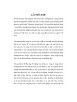 Chuyên đề xác định danh mục đầu tư và ứng dụng mô hình đối với danh mục đầu tư