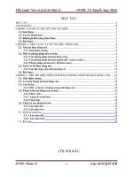 Tiểu luận môn xử lý số nâng cao Nén tín hiệu tiếng nói bằng phương pháp mã hóa băng con