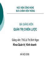 Quản Trị Chiến Lược (Bài giảng)