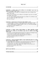 Hoạch định chiến lược kinh doanh của Công ty Cổ phần Vận tải và thuê tàu biển Việt Nam giai đoạn 2013 đến 2018