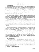 Một số giải pháp nhằm nâng cao hiệu quả hoạt động giao nhận hàng hóa của Chi Nhánh Tổng Công ty Cổ phần Dịch vụ Kỹ thuật Dầu khí Việt Nam – Công Ty Cảng Dịch Vụ Dầu Khí PTSC