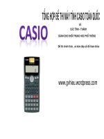 Toán casio THPT các địa phương