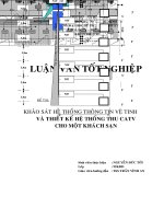 luận văn tốt nghiệp khảo sát hệ thống thông tin vệ tinh và thiết kế hệ thống thu catv cho một khách sạn