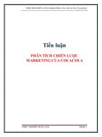 chiến lược kinh doanh của cocacola