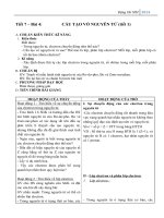 Bài 4  cấu tạo vỏ nguyên tử (tiết 1)