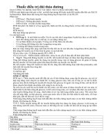 Thuốc điều trị đái tháo đường