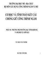 Phương pháp tính toán kết cấu chống giữ công trình ngầm 10