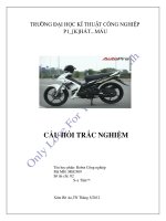 đề cương robot công nghiệp