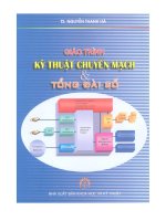 Giáo trình kỹ thuật chuyển mạch và tổng đài số Nguyễn Thanh hà