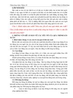 Báo cáo về Quản trị sản xuất