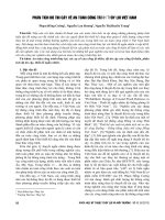 phân tích độ tin cậy về an toàn cảu các công trình thủy lợi ở việt nam