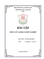 GIẢM THIỂU kỳ THỊ và PHÂN BIỆT đối xử LIÊN QUAN đến HIV AIDS tại nơi làm VIỆC ở VIỆT NAM