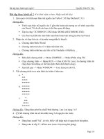 Bài tập ngôn ngữ lập trình c