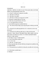 hoàn thiện chiến lược đa dạng hóa sản phẩm của công ty cổ phần kinh đô trong lĩnh vực thực phẩm