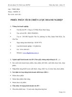 Phân Tích Mô Thức Stow về quản trị chất lượng công ty Dược Hậu Giang