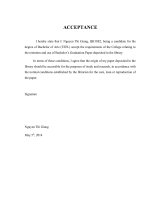 Luận văn tốt nghiệp  WRITING APPREHENSION AMONG FIRST YEAR FAST TRACK STUDENTS IN FELTE, ULIS, VNU