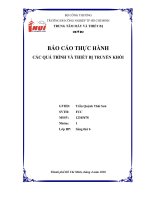 Đề tài các quá trình và thiết bị truyền khối