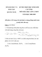 Tuyển tập đề luyện thi HSG cấp tỉnh môn hóa học lớp 12