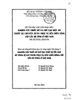 Nghiên cứu thiết kế chế tạo thiết bị tẩy phá bê tông bị suy thoái phục vụ sửa chữa nâng cấp cầu bê thông ở Việt Nam