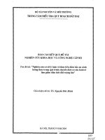 Nghiên cứu cơ sở lý luận và thực tiễn đảm bảo an ninh lương thực trong quá trình chuyển dịch cơ cấu kinh tế làm giảm diện tích đất ruộng lúa