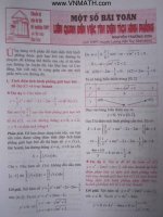 Các bài toán khảo sát hàm số liên quan đến tìm diện tích hình phẳng