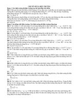 CHUYÊN đề II  điện trường