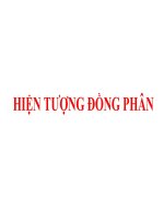 Bài giảng hiện tượng đồng phân
