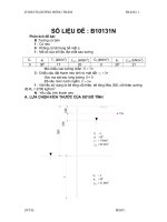 Bài Tập Lớn Tường Chắn Đất ĐH Mở