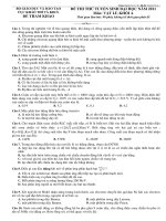 12 đề thi thử đại học môn vật lý có đáp án