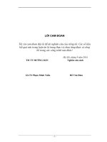 nghiên cứu xây dựng bộ dữ liệu chuẩn cho ecu hệ thống nhiên liệu động cơ diesel