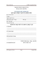 Báo cáo thực tập tại garage