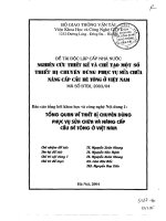 Tổng quan về thiết bị chuyên dùng phục vụ sửa chữa và nâng cấp cầu bê tông ở Việt Nam