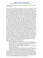 Lời nhắn gửi việc ôn và luyện thi đại học