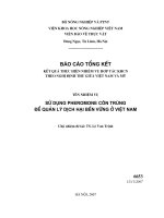 Sử dụng Pheromone côn trùng để quản lý dịch hại bền vững ở Việt Nam