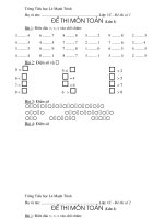 Tổng hợp 1 số dạng đề toán lớp 1