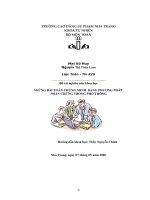 Đề tài nghiên cứu khoa học những bài toán chứng minh bằng phương pháp phản chứng trong phổ thông