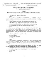 Thi tuyển công chức chuyên ngành nông nghiệp và phát triển nông thôn