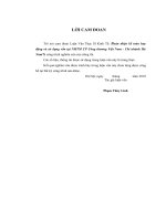 hoàn thiện kế toán huy động và sử dụng vốn tại nhtm cổ phần công thương việt nam - chi nhánh hà nam